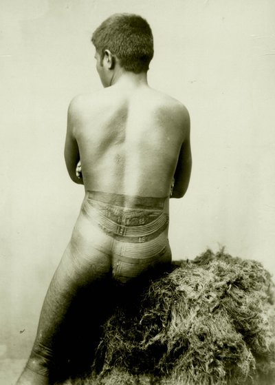 View of a Samoan Pea tattoo, 19th Century by Unknown